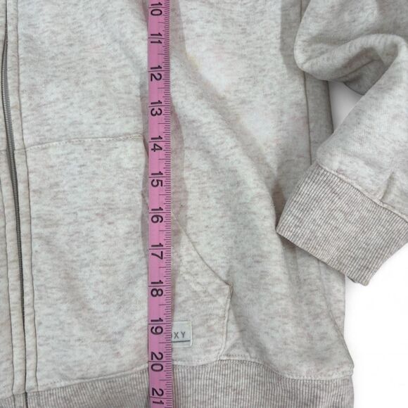 Y2K Roxy Light Grey Zip-up - Picture 5 of 6